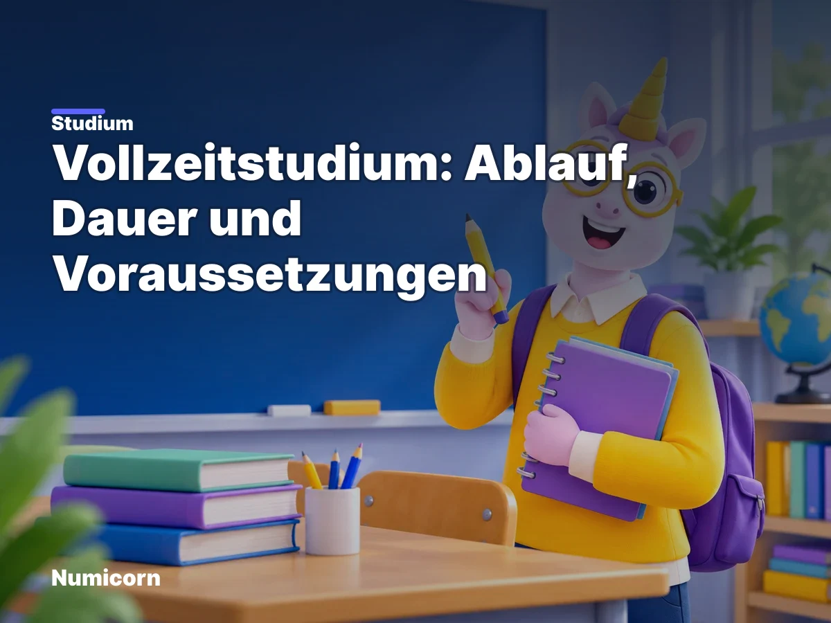 Vollzeitstudium: Ablauf, Dauer und Voraussetzungen
