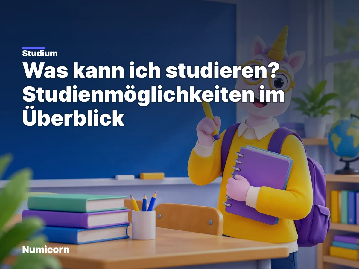 Was kann ich studieren? Studienmöglichkeiten im Überblick