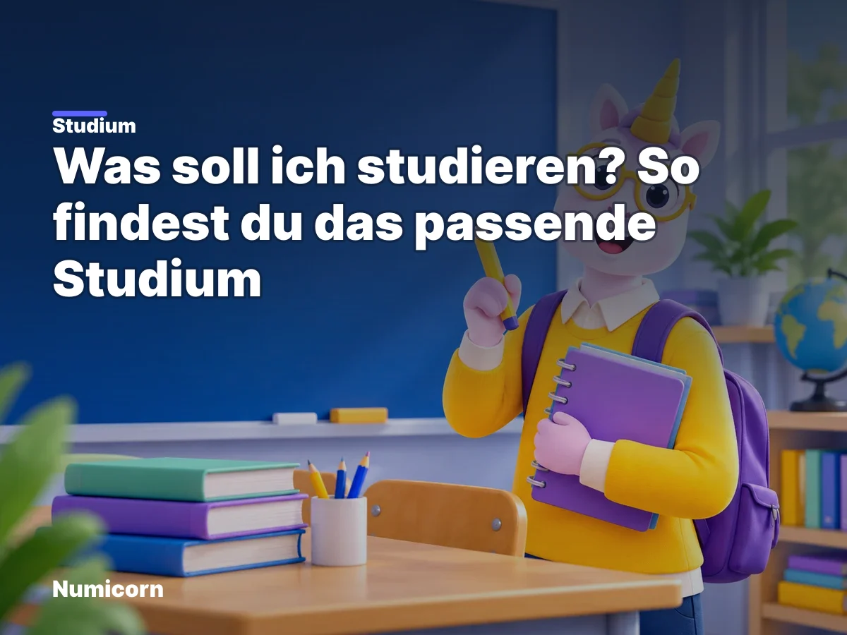 Was soll ich studieren? So findest du das passende Studium