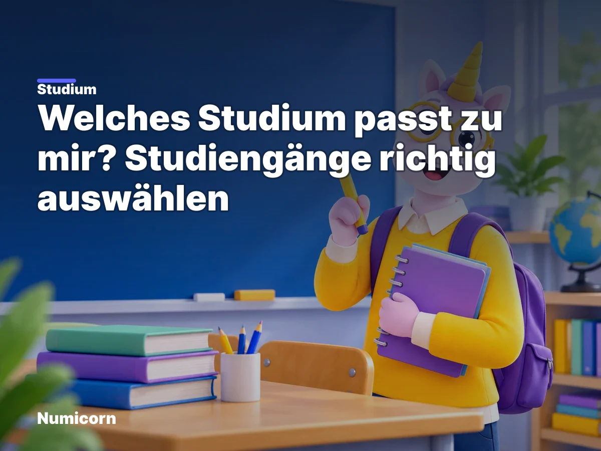 Welches Studium passt zu mir? Studiengänge richtig auswählen