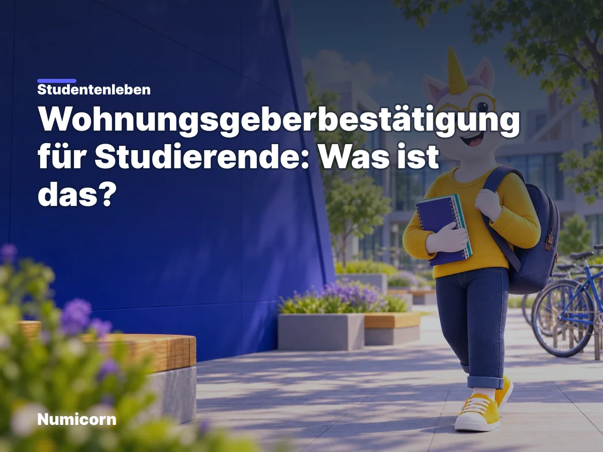 Wohnungsgeberbestätigung für Studierende: Was ist das?
