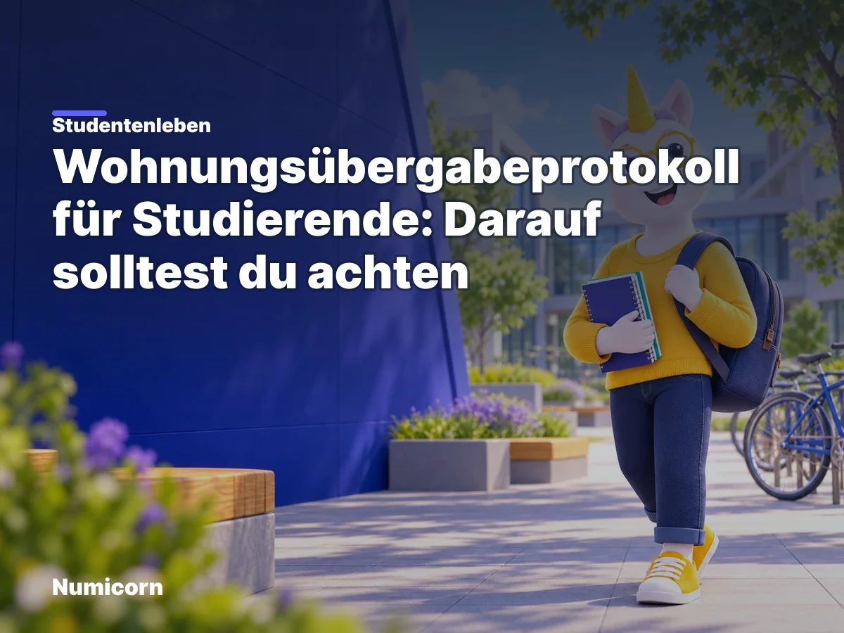 Wohnungsübergabeprotokoll für Studierende: Darauf solltest du achten