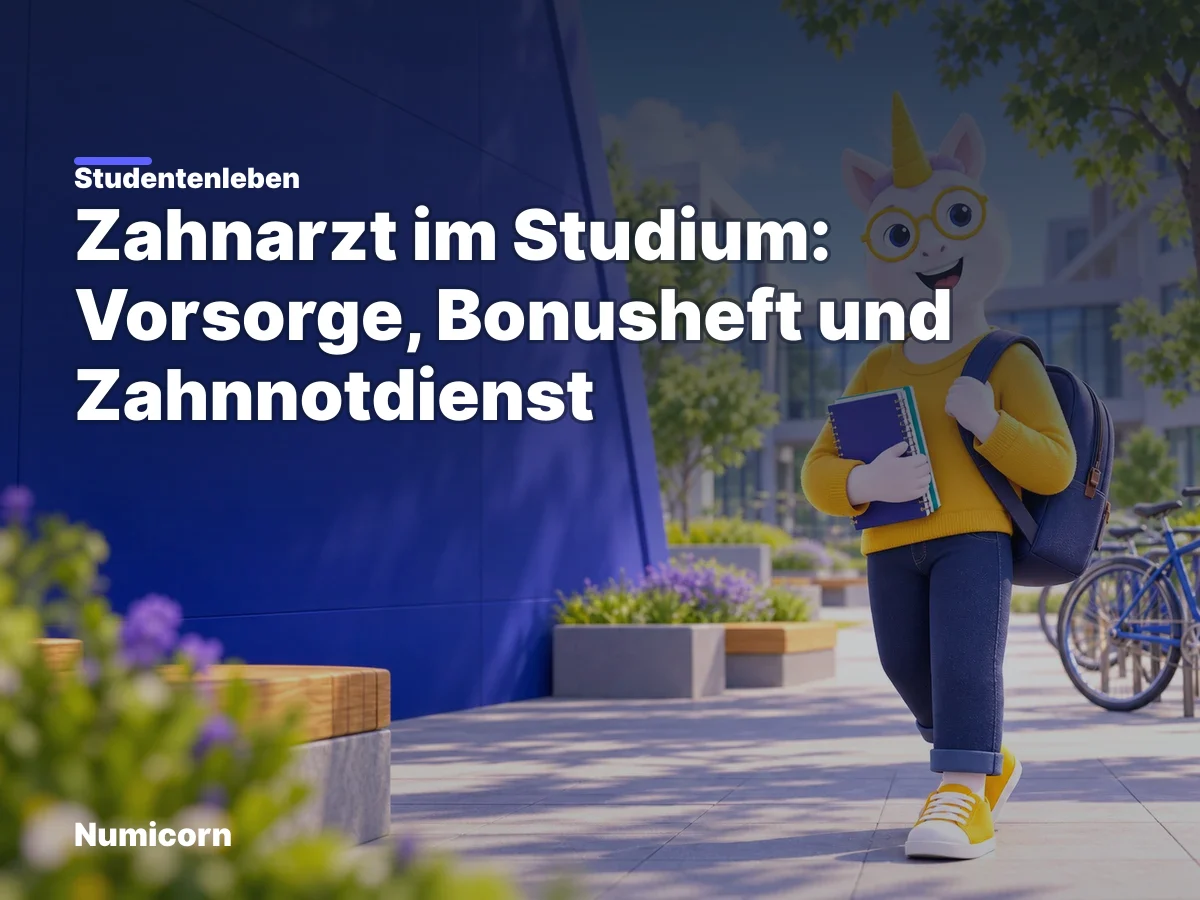 Zahnarzt im Studium: Vorsorge, Bonusheft und Zahnnotdienst
